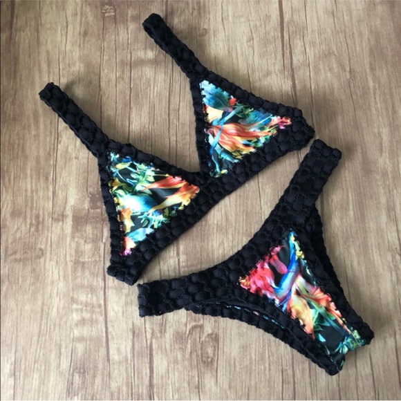 Bikini Crocheted Boho handmade - Picture 2 of 4